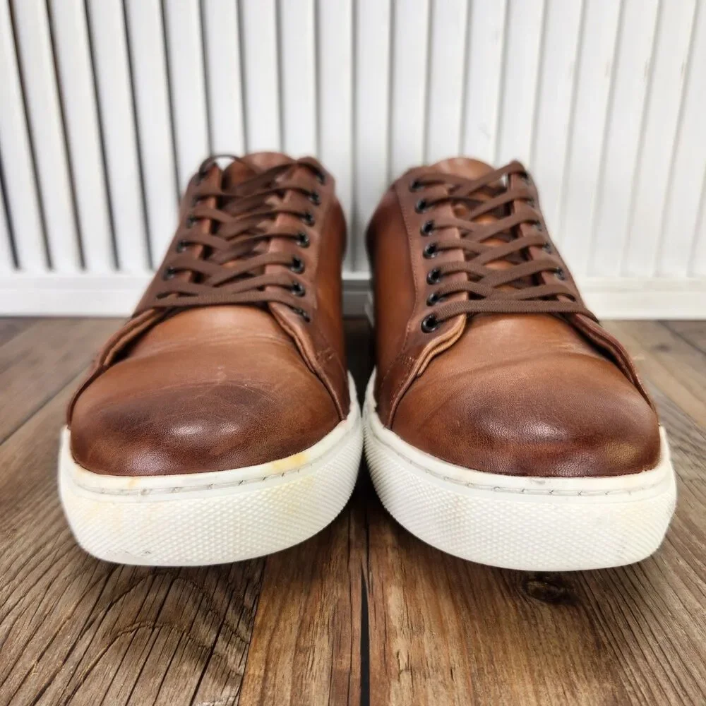 Thursday Boot Company Premier Low Top Sneakers Mens Size 9.5 Brown Leather Shoes